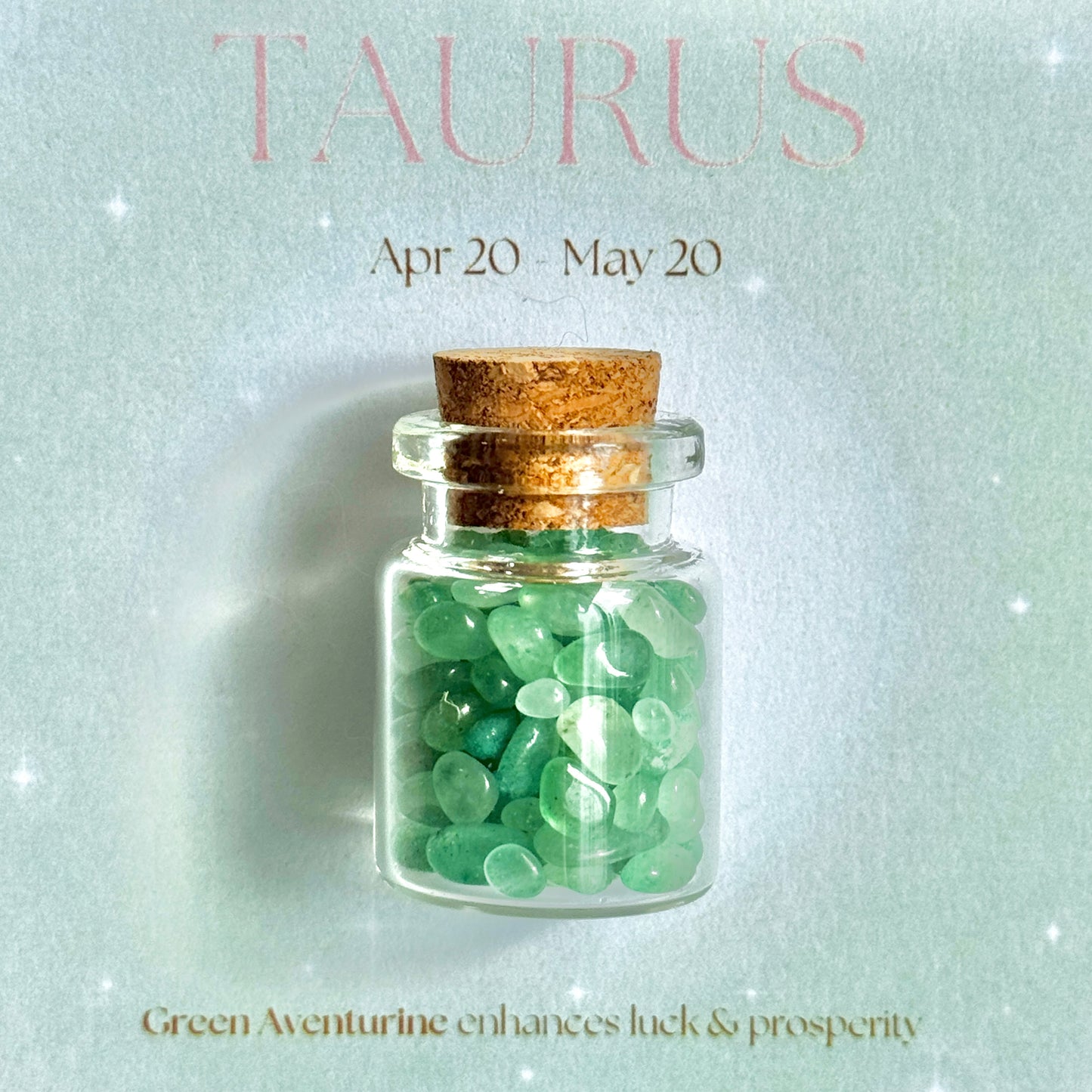 Mini Crystal Jar - Horoscope Series