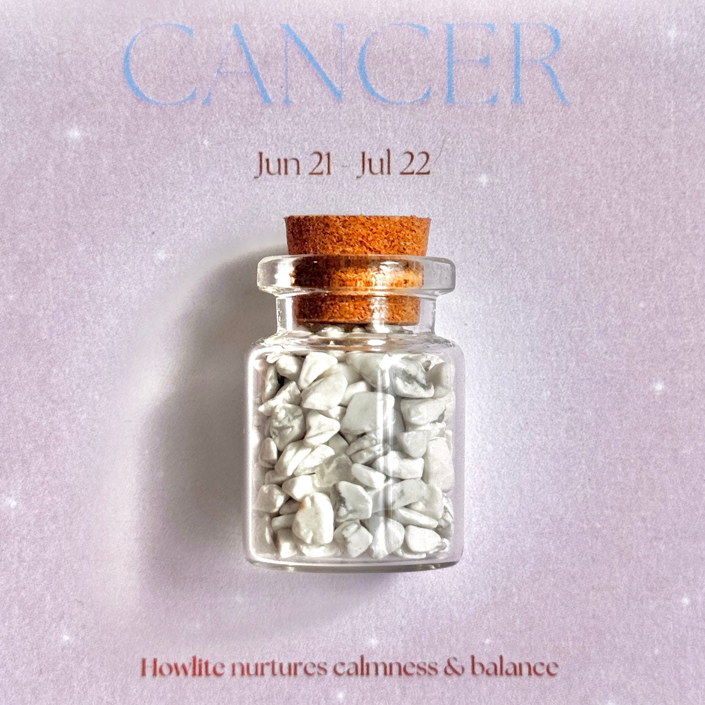 Mini Crystal Jar - Horoscope Series