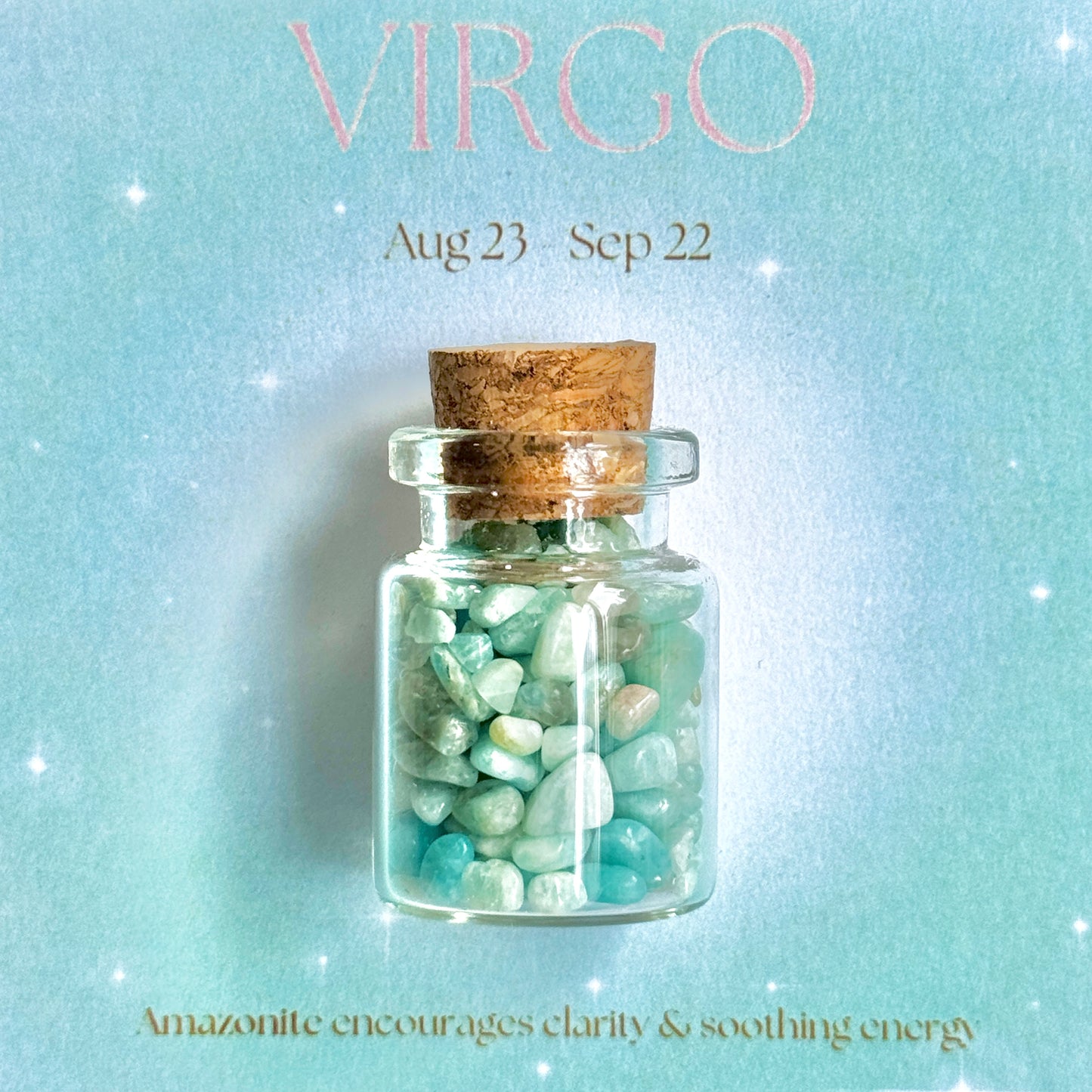 Mini Crystal Jar - Horoscope Series