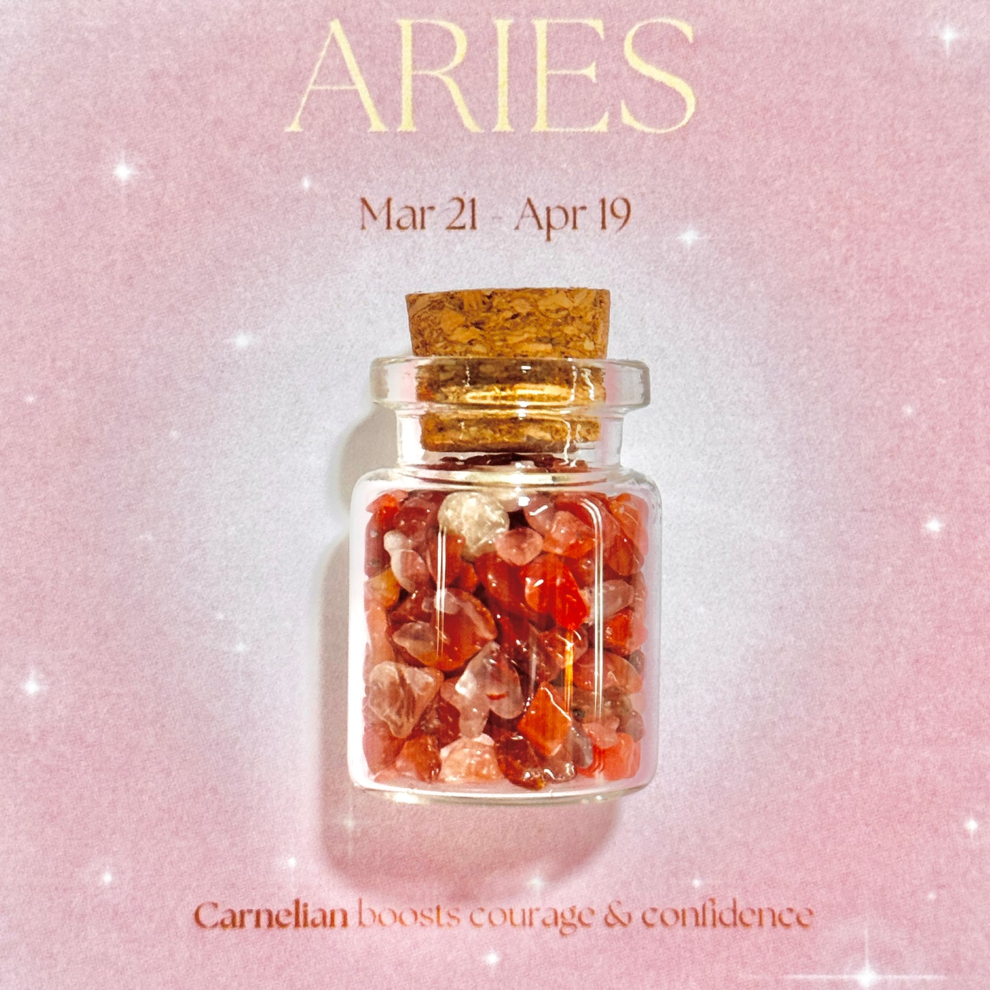 Mini Crystal Jar - Horoscope Series