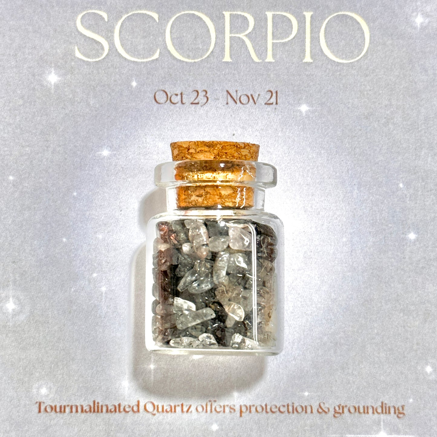 Mini Crystal Jar - Horoscope Series